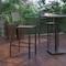 Flash Furniture All-Weather Patio Bar Stool with Gray Wash Slats XU-DG-HW6036B-GY-GG - alternate 8